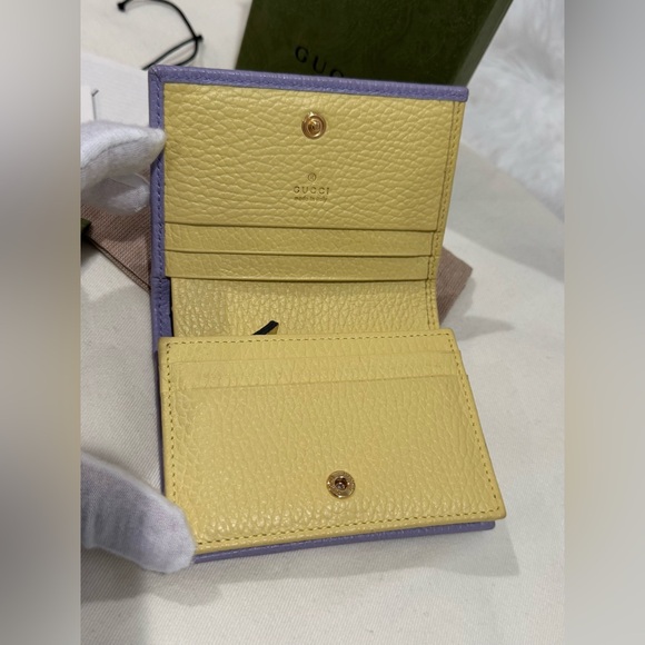 SOLD‼️GUCCI Limited Edition GG Marmont Bifold Wallet RARE - Picture 4 of 17